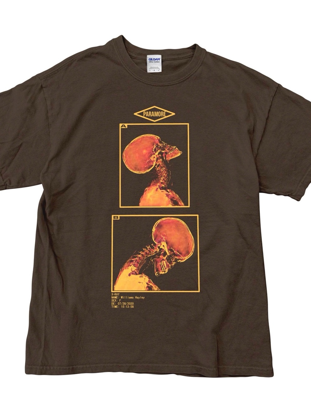 Paramore Skull Graphic Band Tee